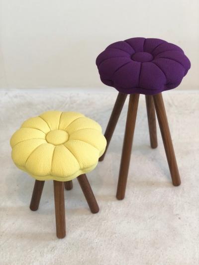 monaca stool：kiku（モナカスツール 菊／紫）