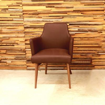 ダイニングチェア 1Pチェア Zoeller ダークブラウン×ウォールナット色【国産】【大川家具】【完成品】