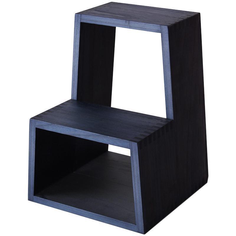 【PRIMO ステップスツール グンジョウ】★約1.6kgの軽さと腕利きの職人でも至難の技である角度の付いたロッキング組を用いて丈夫さを兼ね備えたスツール 紫外線に強く色褪せにくいセラウッド塗装仕上