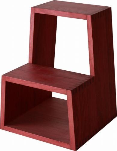 【PRIMO ステップスツール シュイロ】★約1.6kgの軽さと腕利きの職人でも至難の技である角度の付いたロッキング組を用いて丈夫さを兼ね備えたスツール 紫外線に強く色褪せにくいセラウッド塗装仕上