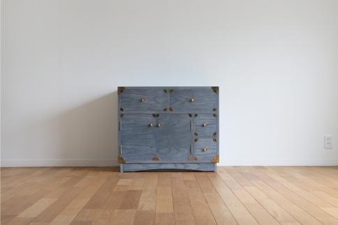 【吉野プレミアム 80キャビネット 神代色】★創業明治40年老舗「境木工」熟練の職人の手により1つ1つ丁寧に作り上げる伝統工芸品「吉野民芸家具」 モダンな雰囲気をプラスした和モダンインテリア