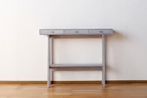 【PAUSE コンソールハイ ジンダイ】★コンパクトながらも収納を兼ね備えたコンソールテーブル 日本の伝統色で仕上げた塗装はインテリアのアクセントとして、お部屋を素敵な空間に演出します