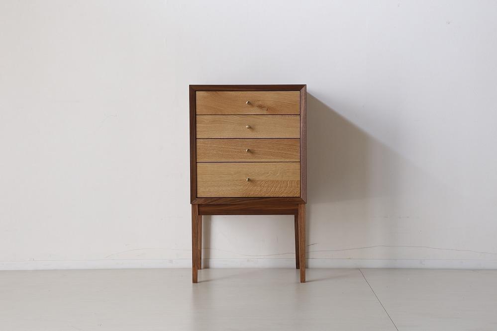 【GRAPPA／グラッパ 50リビングハイチェストWN×WO】★人気の木材を使ったナチュラルな雰囲気でシンプルなデザインのチェスト