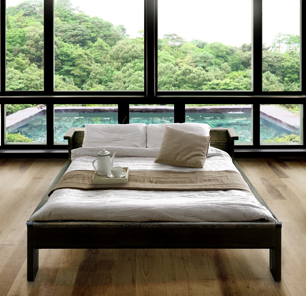 ≪大川の匠≫ 焼桐ベンチベッドS