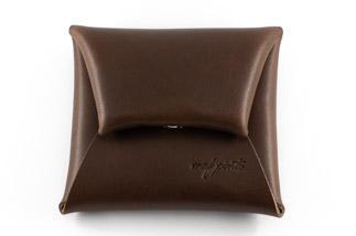 maf pinto コインケース レザー 革 小銭入れ 財布 ダークブラウン