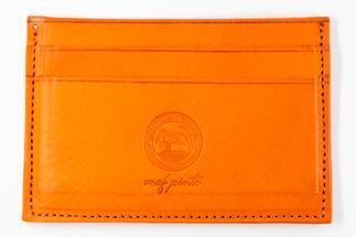 maf pinto レザーカードケース オレンジ シュリンク
