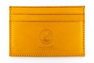 maf pinto レザーカードケース イエロー