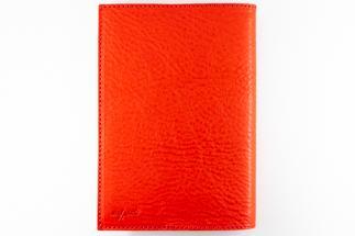 maf pinto (マフ ピント) レザーブックカバー新書サイズ（レギュラーモデル）レッド シュリンク