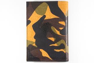 maf pinto (マフ ピント) レザーブックカバー新書サイズ（レギュラーモデル）カモフラージュ ライト