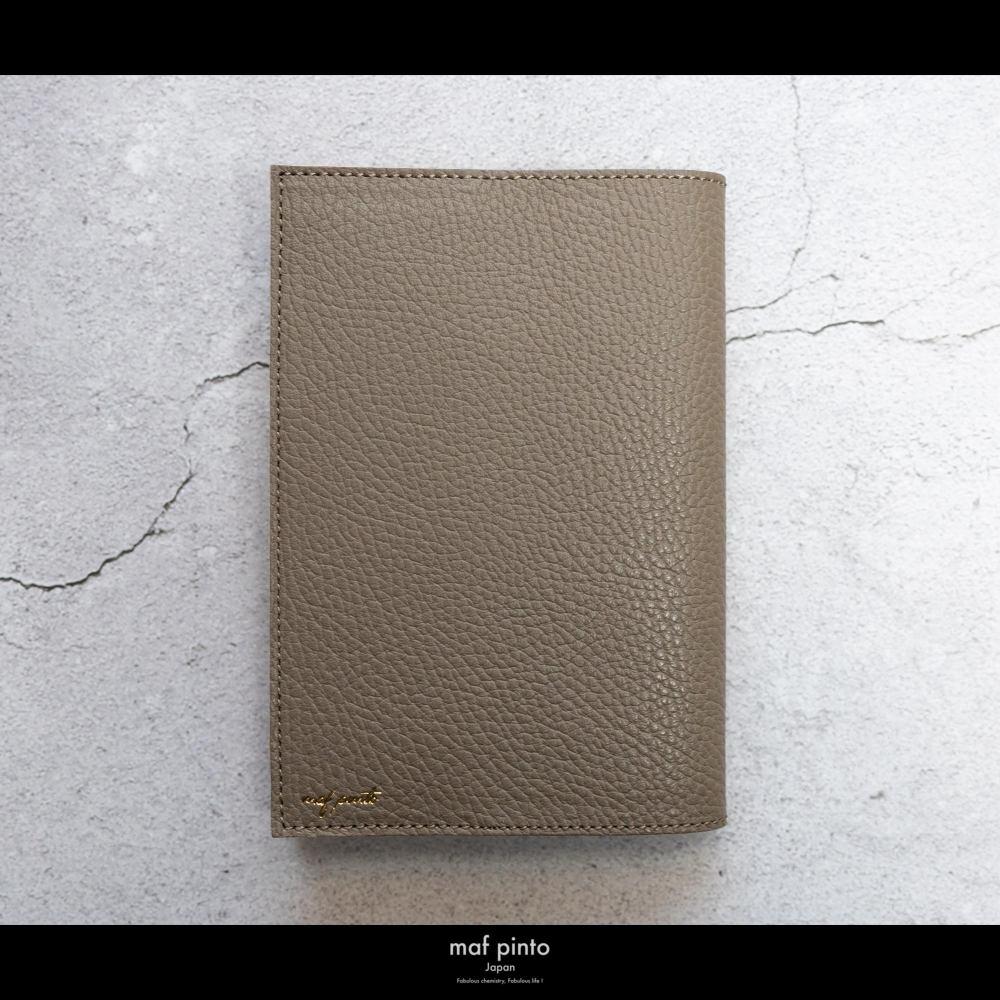 maf pinto (マフ ピント) レザーブックカバー文庫サイズ ADRIA LINE トープ 本革 日本製