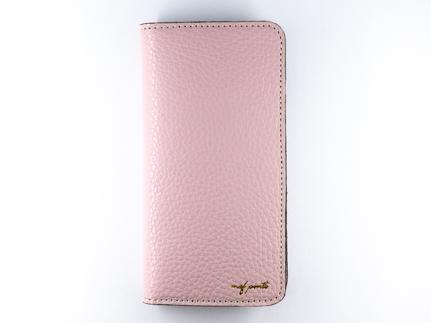maf pinto アイフォーンケース 本革 日本製 (iPhone SE 第2世代 ／ 8 ／ 7, ) ADRIA LINE 【ライトピンク】