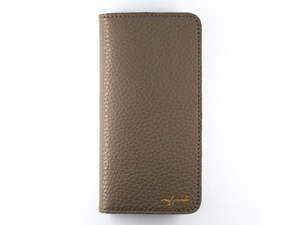 maf pinto アイフォーンケース 本革 日本製 (iPhone SE 第2世代 ／ 8 ／ 7, ) ADRIA LINE 【トープ】