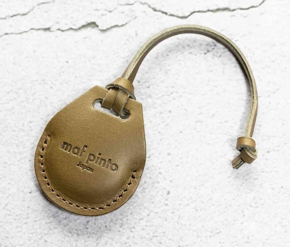 エアタグ用 ケース カバー（フルカバーモデル） レザー 本革 apple airtag 【オリーブ】
