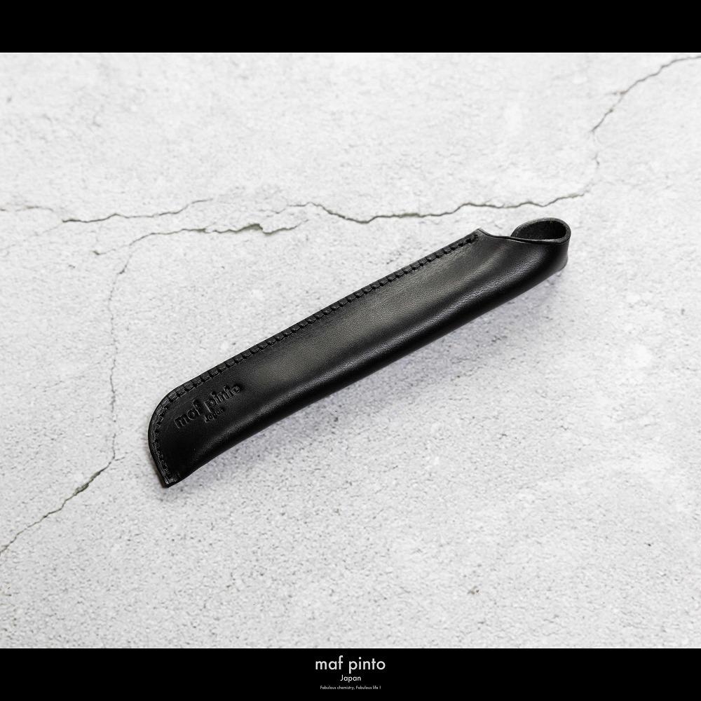maf pinto(マフ ピント) ペンケース １本差し ペンシース 万年筆 筆箱 ブラック レザー 本革 日本製