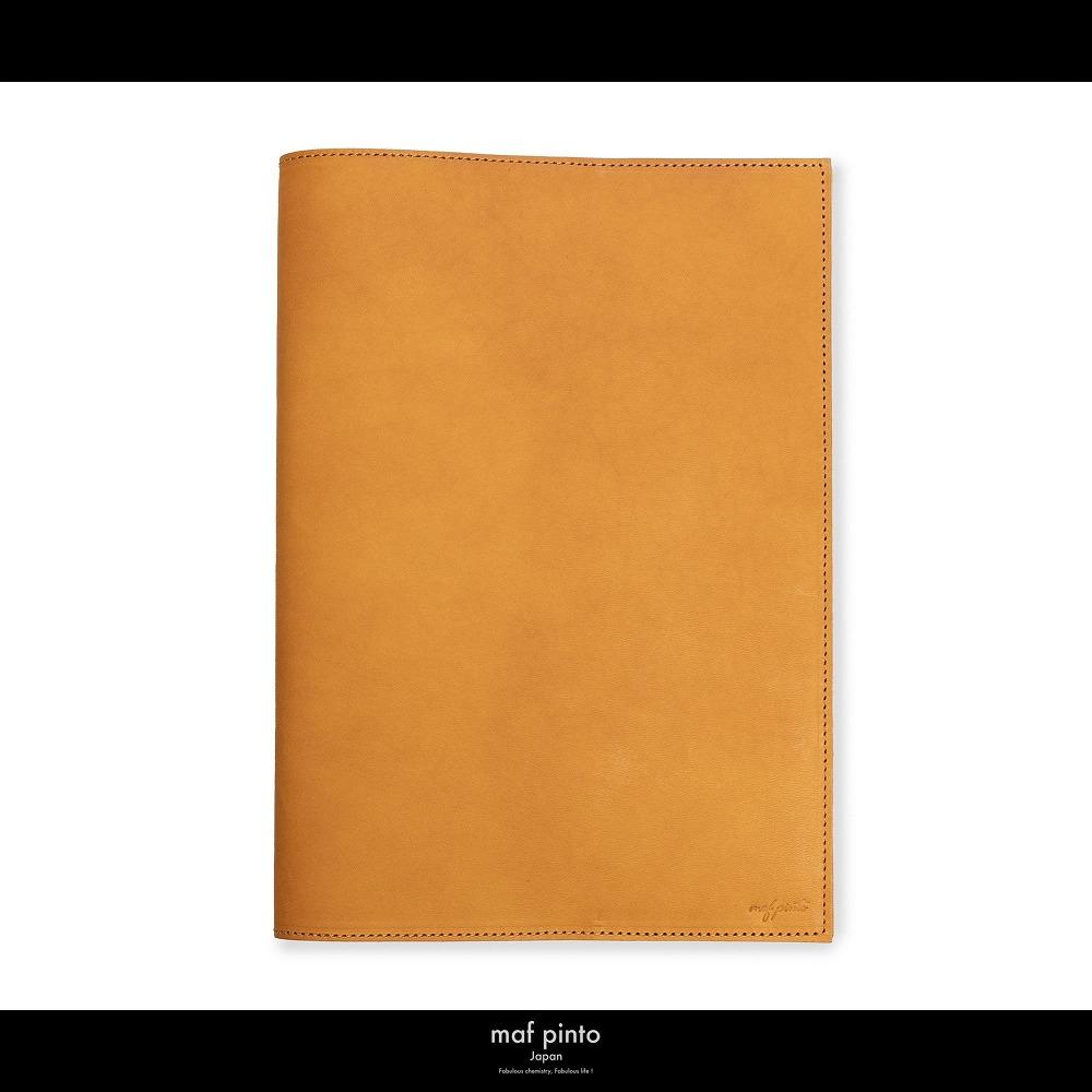 maf pinto (マフ ピント) ノートカバー B5サイズ イエロー レザー 本革 日本製