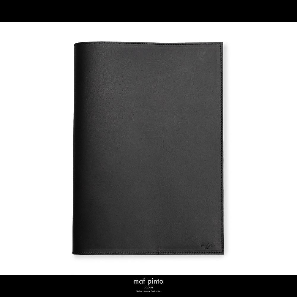 maf pinto (マフ ピント) ノートカバー B5サイズ ブラック レザー 本革 日本製