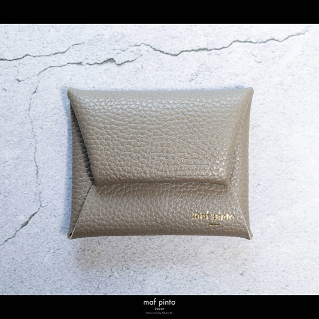maf pinto (マフ ピント) ミニ財布 コンパクト ウォレット 小型 小銭入れ カードケース レザー 本革 59トープ