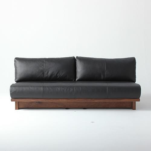 ソファ　ボールド180　WAプラス　ウォールナット無垢　本革　大川家具　福岡県　大川市