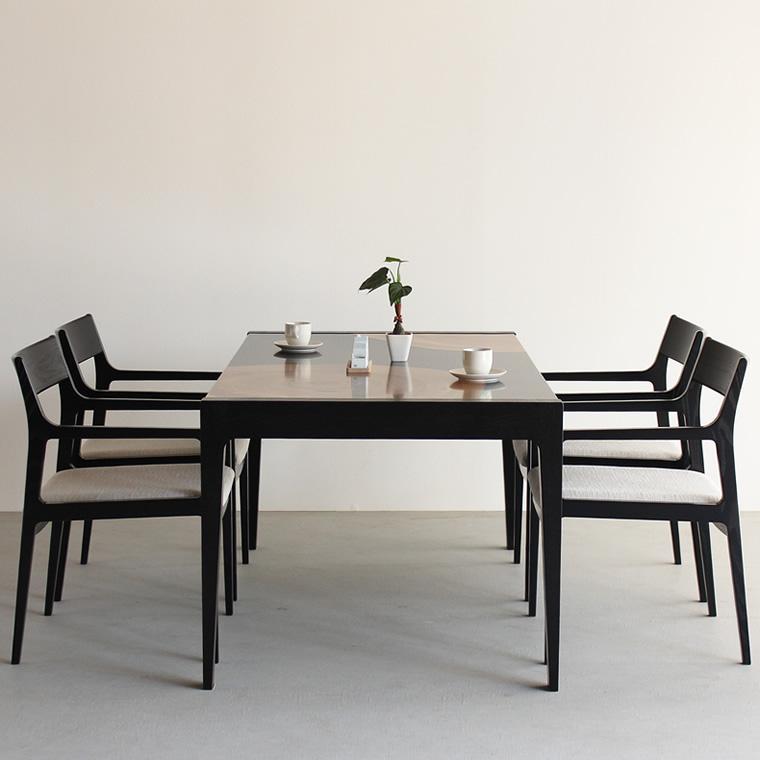 ダイニングテーブル　KUSU　160ｘ85ｘ70 cm　WAプラス　和モダン　大川市