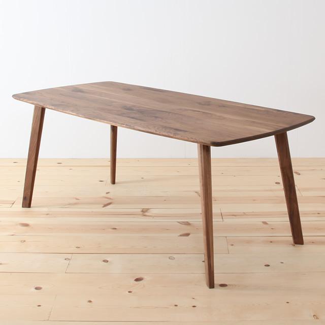 ダイニングテーブル　ST　ウォルナット無垢　180ｘ90ｘ72　大川市