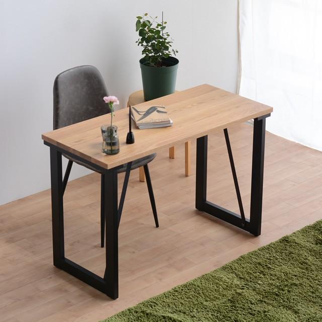 無垢のオーダーデスク　110×50　オーク材　テレワーク　パソコン　リモート