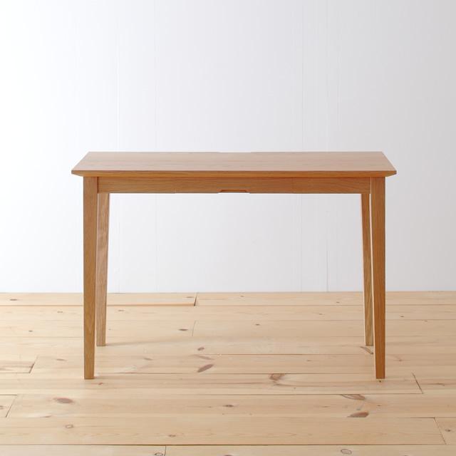 ライトデスク 120×50×72cm オーク無垢材 テレワーク パソコン リモート