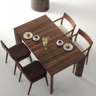 ダイニング5点セット　FUZOROI-wa 150×85×70　ウォールナット　大川市　WAプラス