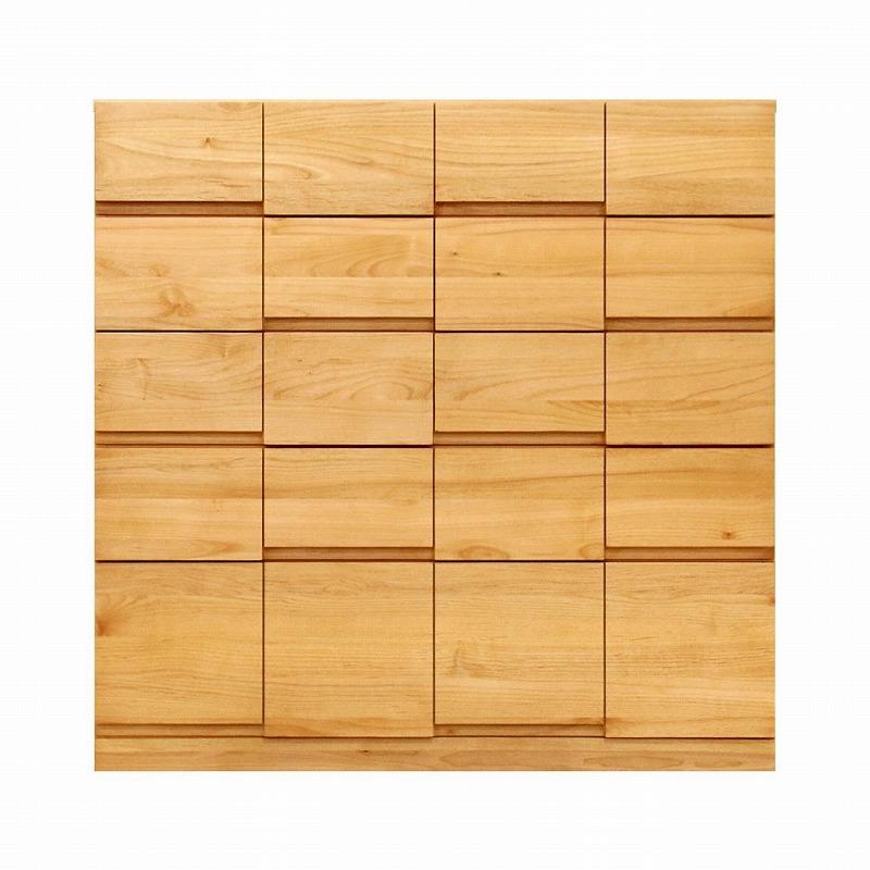 チェスト タンス 幅102 5段 奥行44 アルダー 無垢 桐たんす 箪笥 婚礼 衣類収納 大川家具 丸田木工 ココ