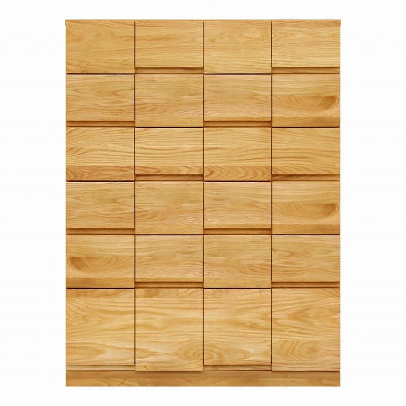 チェスト タンス 幅88 6段 奥行44 ホワイトオーク 無垢 桐たんす 箪笥 婚礼 衣類収納 大川家具 丸田木工 ココ