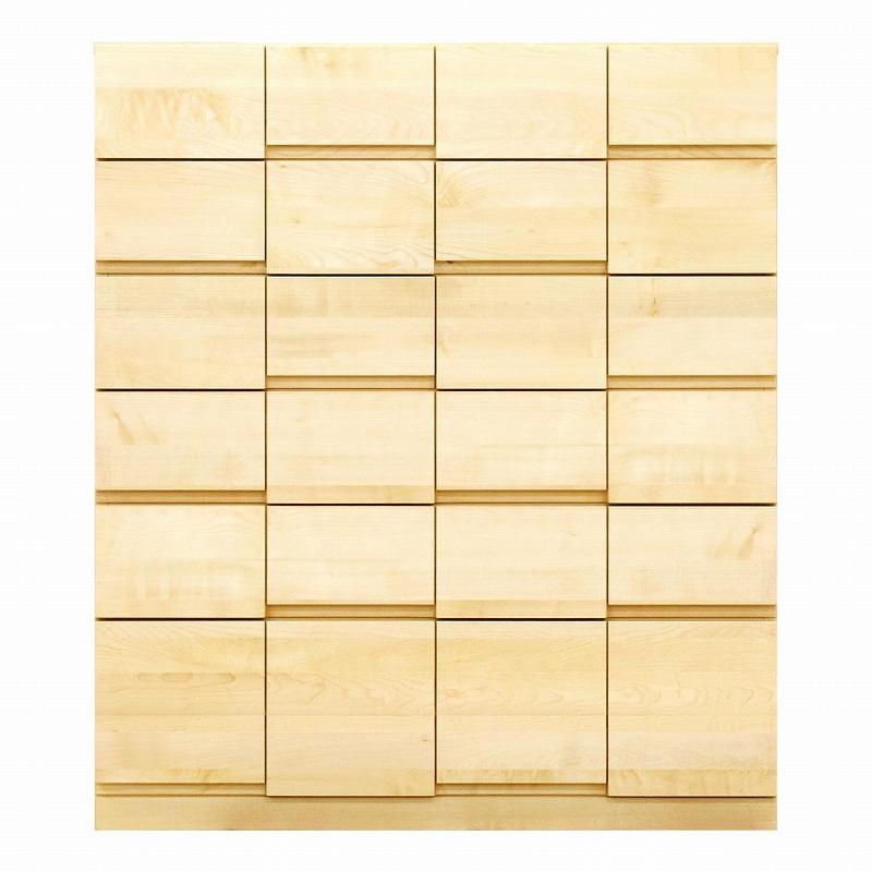 チェスト タンス 幅102 6段 奥行44 メープル 無垢 桐たんす 箪笥 婚礼 衣類収納 大川家具 丸田木工 ココ