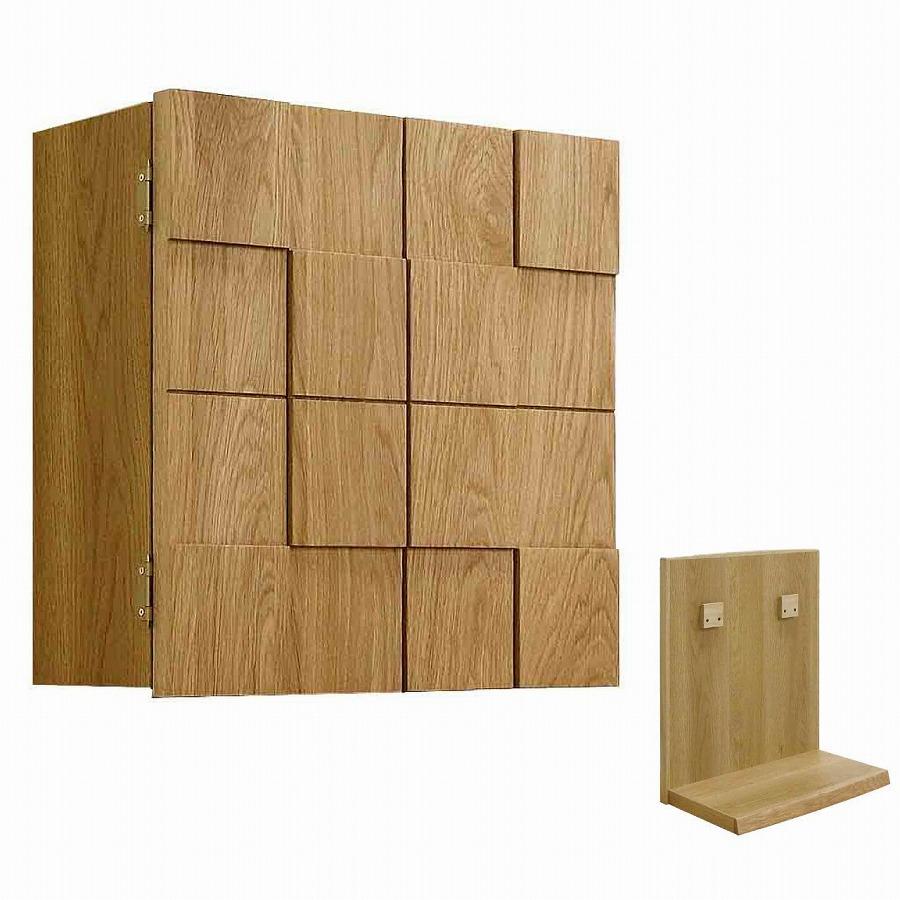 壁掛け仏壇 仏壇 モダン仏壇 現代仏壇「Deco-デコ-専用台セット」ホワイトオーク材 国産 日本製 大川家具【丸田木工】