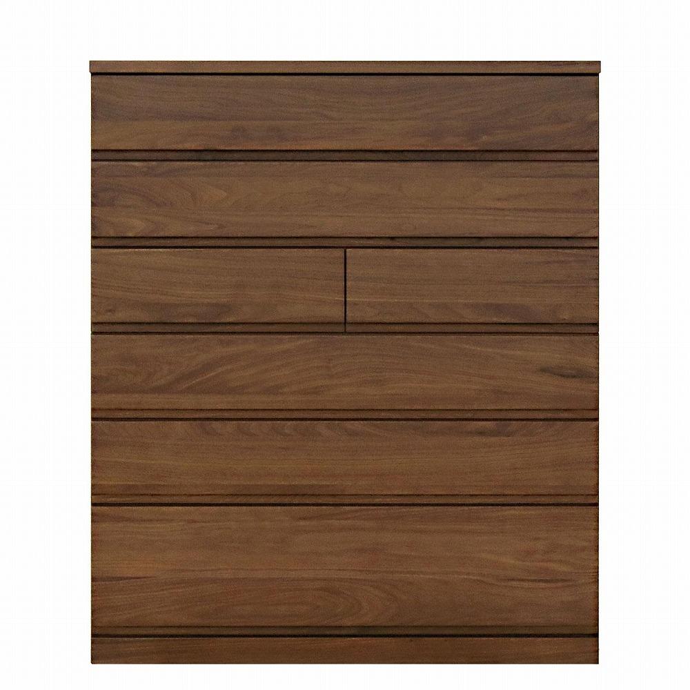 チェスト タンス 幅102 6段 奥行44 ウォールナット 無垢 桐たんす 桐箪笥 箪笥 木製 婚礼 衣類収納 大川家具 丸田木工 ミンクス