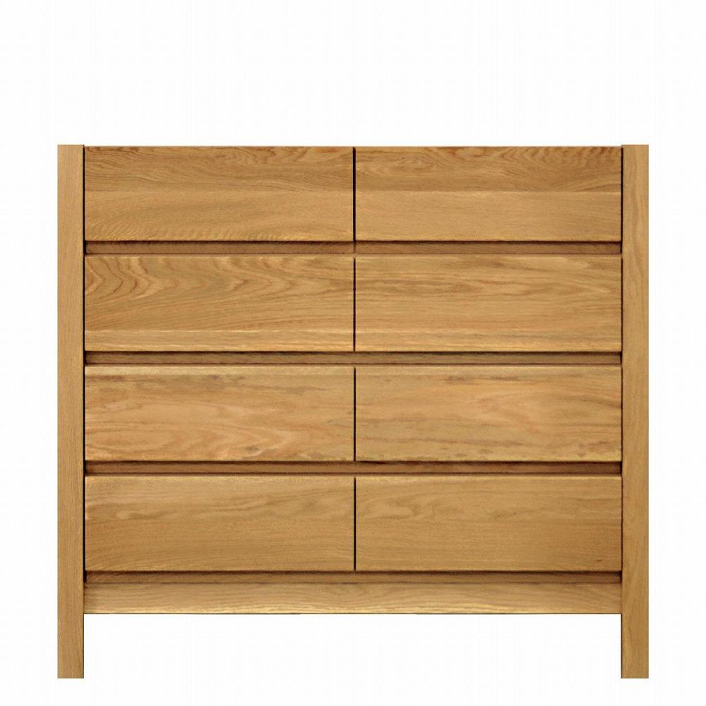 チェスト タンス 幅92 4段 奥行44 ホワイトオーク 無垢 桐たんす 箪笥 脚付き 木製 婚礼 衣類収納 大川家具 丸田木工 シーズ