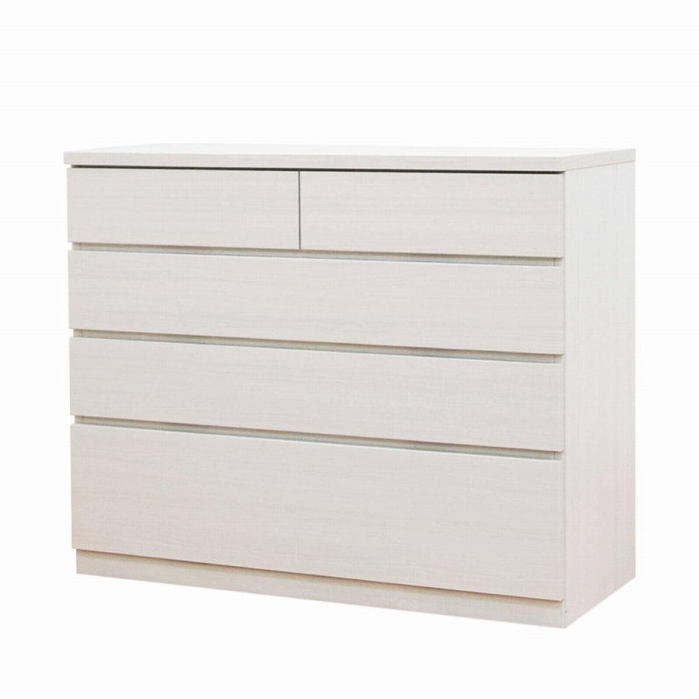 チェスト タンス 幅102 4段 奥行44 ホワイト色 シルフ Sylph 桐たんす 箪笥 婚礼家具 衣類収納 大川家具【丸田木工】