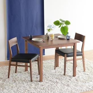 DT03 ウレタン DC01 オールマイティブラック ウォールナット 3点 ダイニングセット