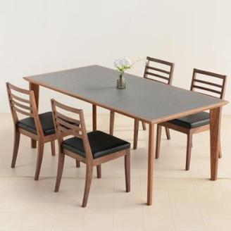 DTMM01-01 DCゴーダ オールマイティブラック ウォールナット 5点 ダイニングセット