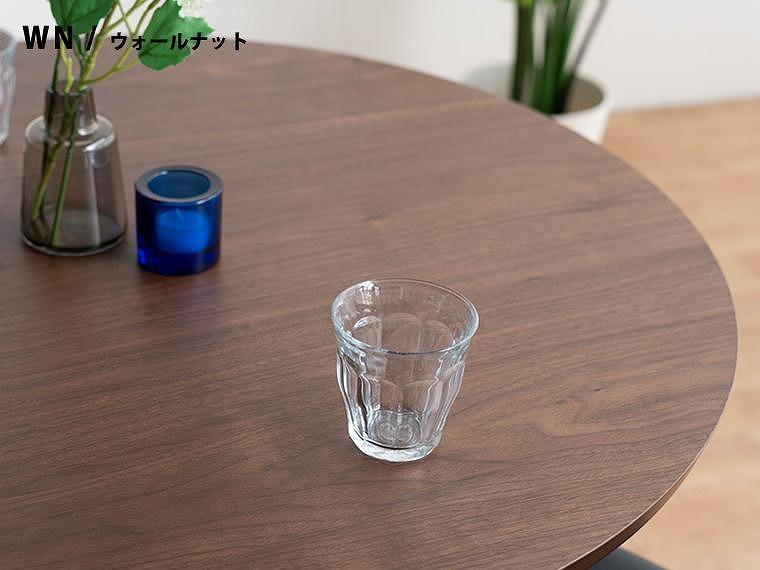 ローマ 丸テーブル 90 ウォールナット