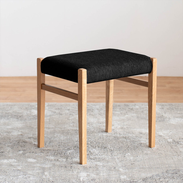 STジャンブル01 スツール オーク アネルカブラック 1脚 単品 チェア 椅子