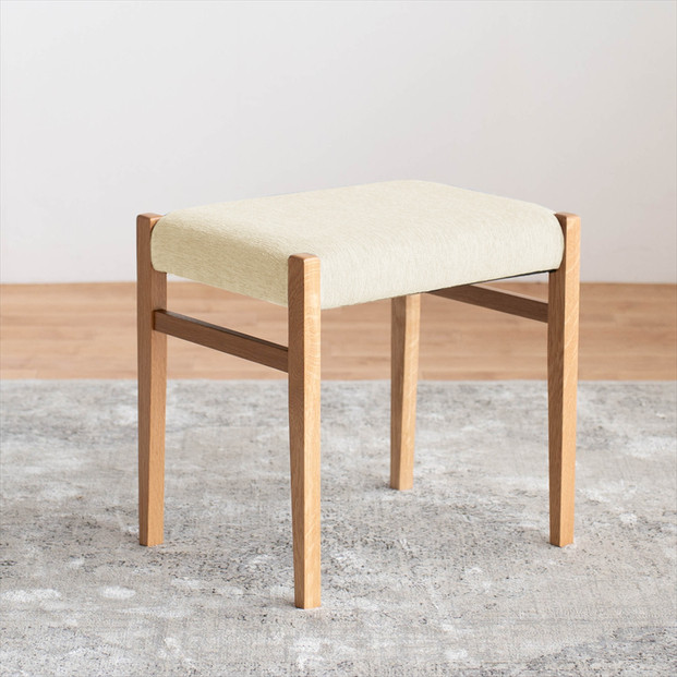 STジャンブル01 スツール オーク アネルカホワイト 1脚 単品 チェア 椅子