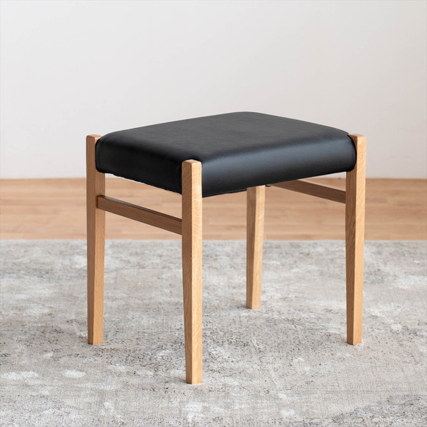 STジャンブル01 スツール オーク オールマイティブラック 1脚 単品 チェア 椅子