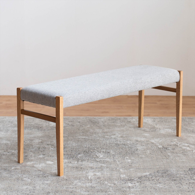 BCジャンブル01 ベンチ オーク アネルカグレー 1脚 単品 チェア 椅子