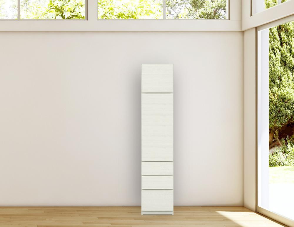 ヴァイス 幅40cm キャビネット 右開き リビングキャビネット 壁面収納 リビング収納 ガラス棚 高級 大川家具【開梱設置】