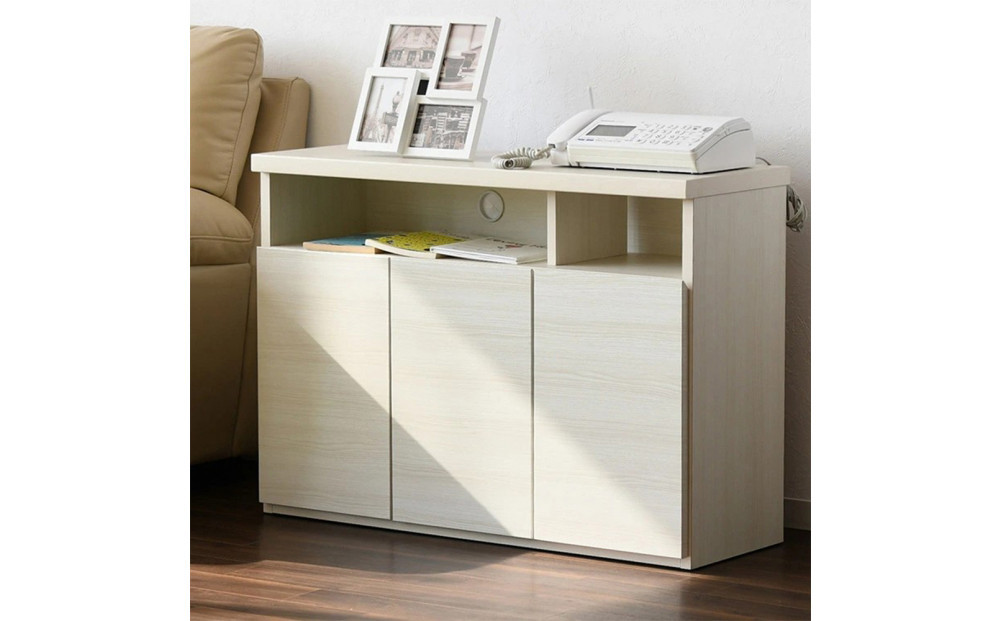 家具 テレビ台 収納 幅90cm 高さ63cm TVボード ホワイト