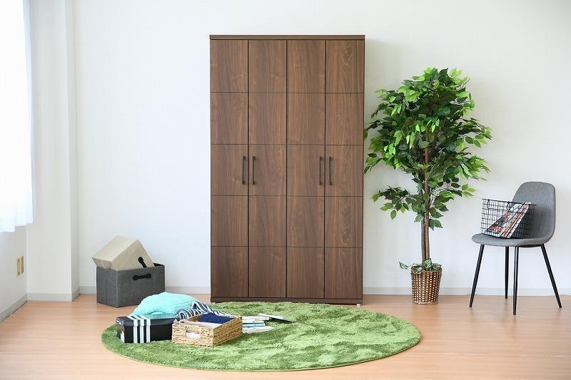 家具 靴 収納 玄関収納 幅105cm シューズボックス ラック【ブラウン】