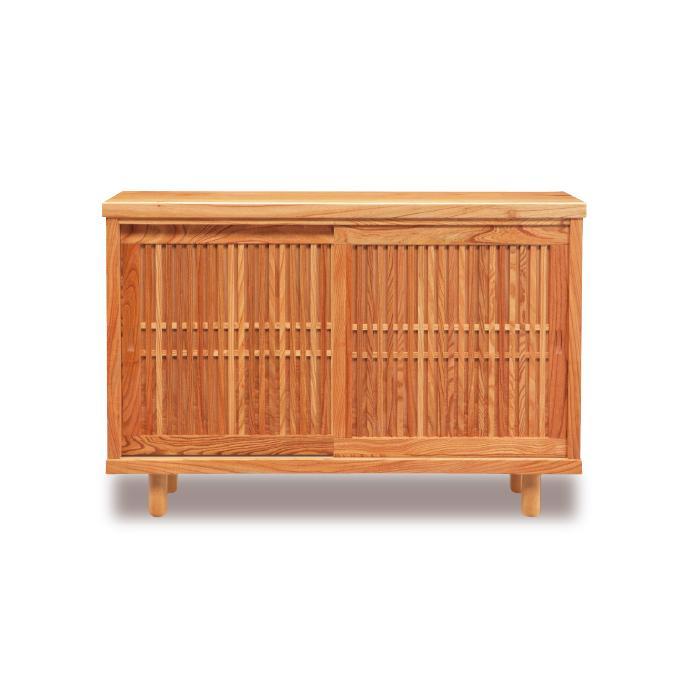 大川家具　国産材　栴檀材　シューズボックス　センダン　楝　幅150cm