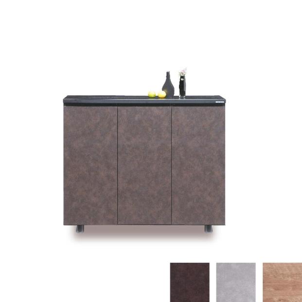 大川家具　シューズボックス　スイートピー1200L　幅120cm  靴箱 収納