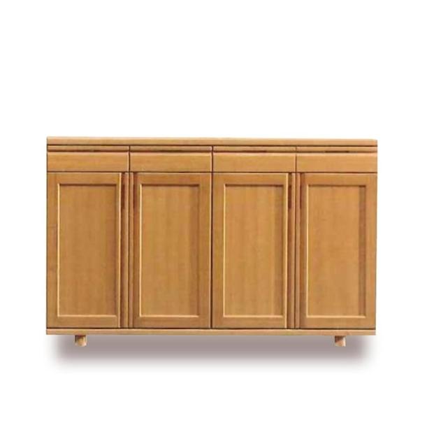 大川家具　シューズボックス　やぐら1600Lタモ　幅160cm  靴箱 収納【3材質】