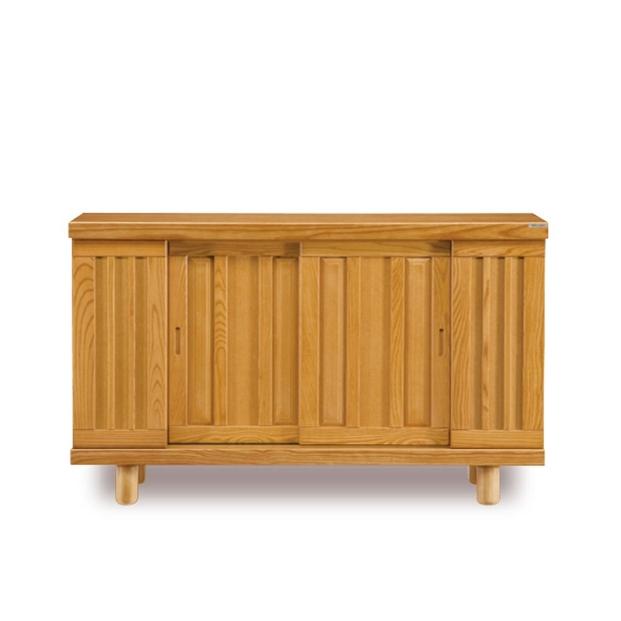 大川家具　シューズボックス　和光1500L　幅150cm  靴箱 収納