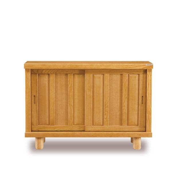 大川家具　シューズボックス　和光1300L　幅130cm  靴箱 収納