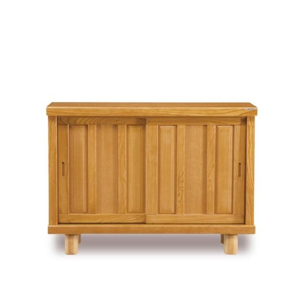 大川家具　シューズボックス　和光1200L　幅120cm  靴箱 収納